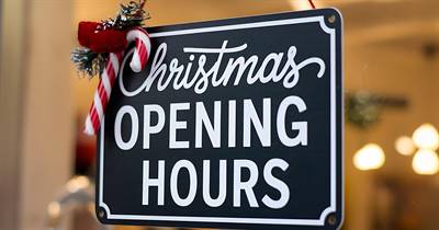 Christmas & New Year Opening Hours